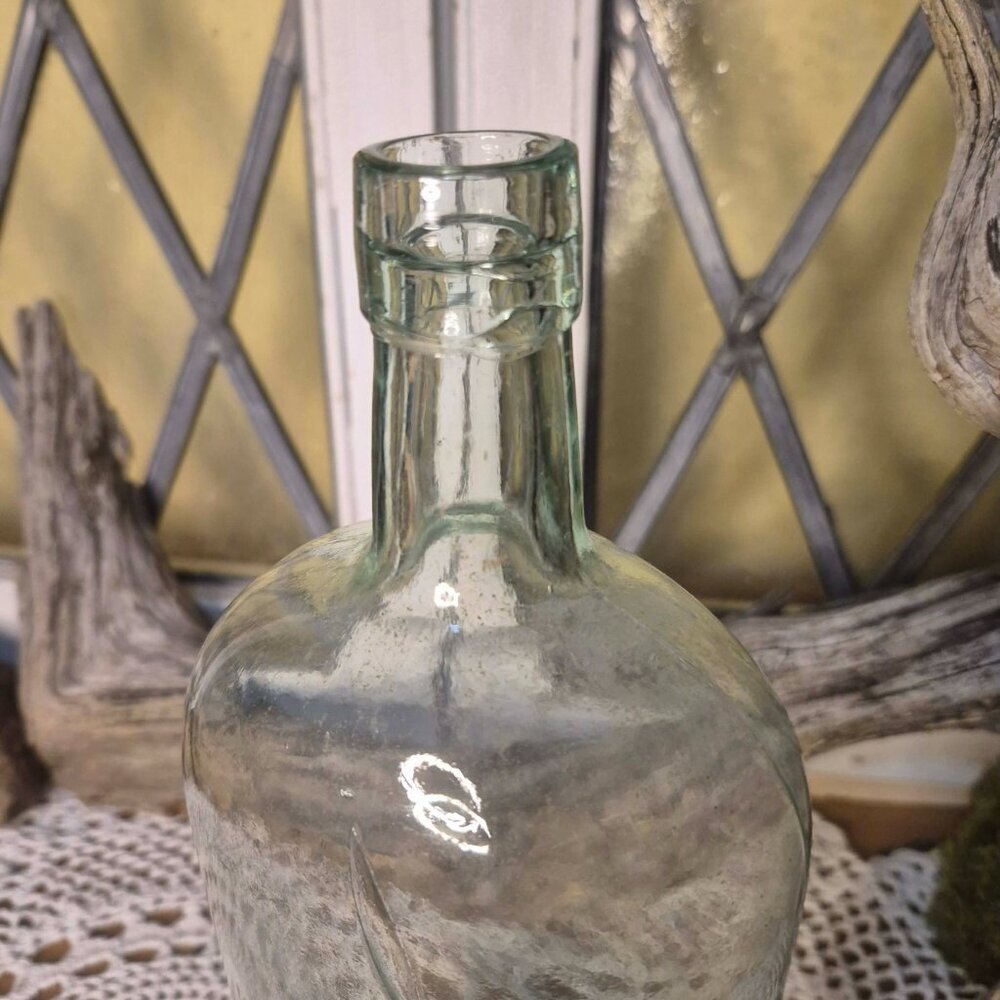 C.S & Co 1892-1913 Antique Clear Glass Bottle - Picture 5 of 13